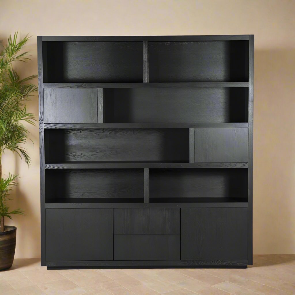 Kast Helsinki | Zwart Eikenhout