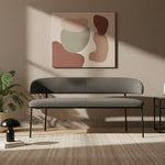 Eetkamerbank Luka | Grijs Polyester