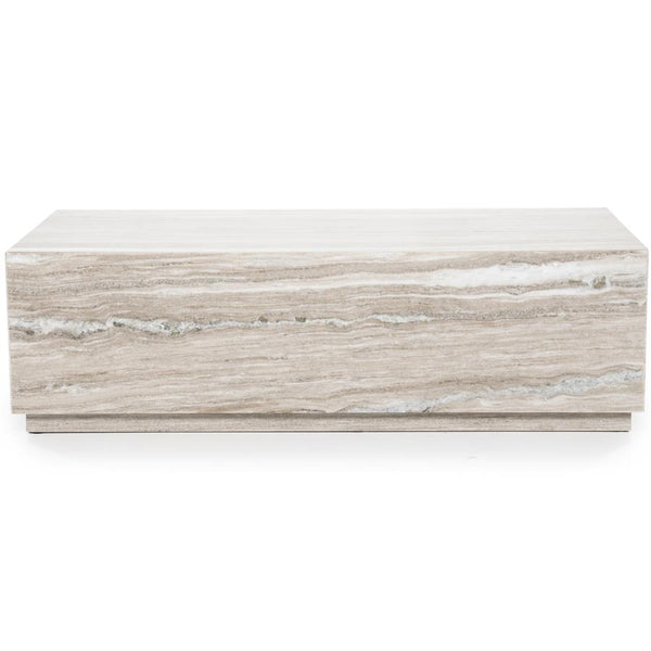 Salontafel Vince | Wit Marmer | Rechthoek