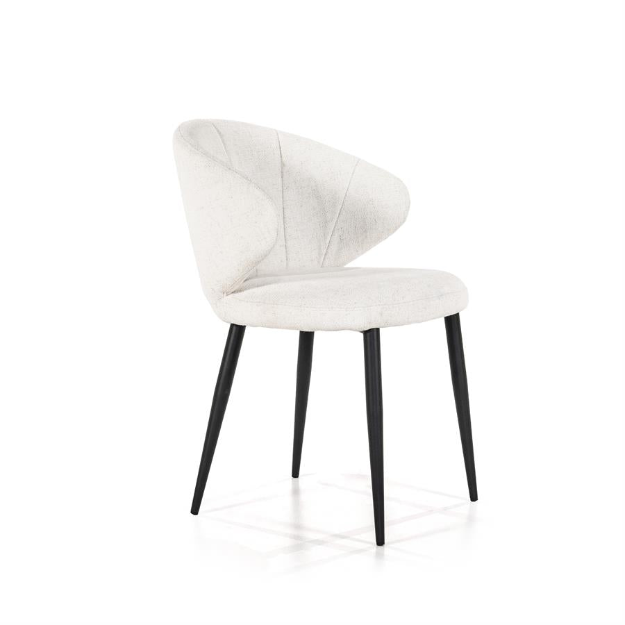 Eetkamerstoel Fleur | Beige Stof