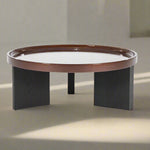 Salontafel Mayson | Rood MDF | Rond | Klein