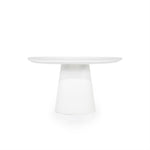 Eettafel Elin | Wit Magnesium Oxide | Rond