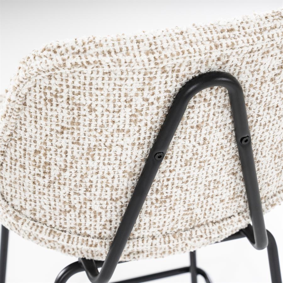 Barkruk Jon | Beige Stof