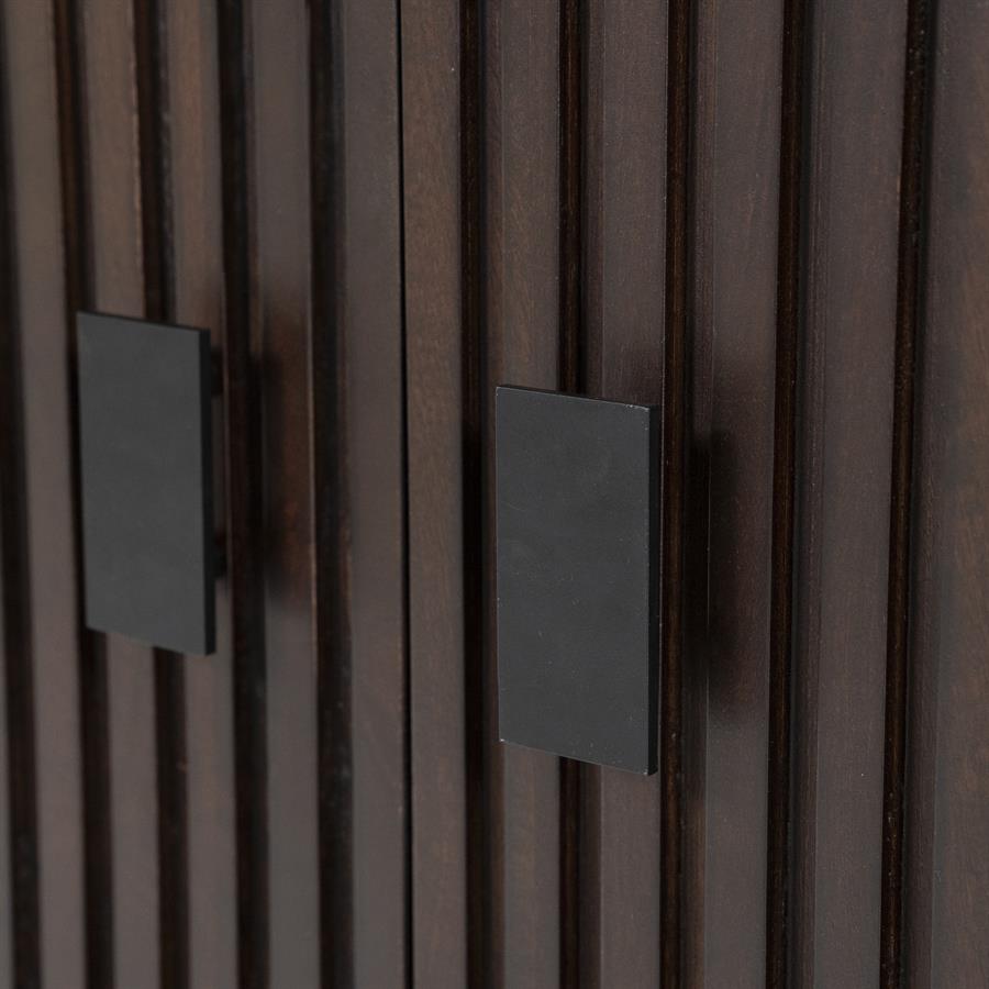 Kast Remi | Bruin Mangohout | 8 Vakken