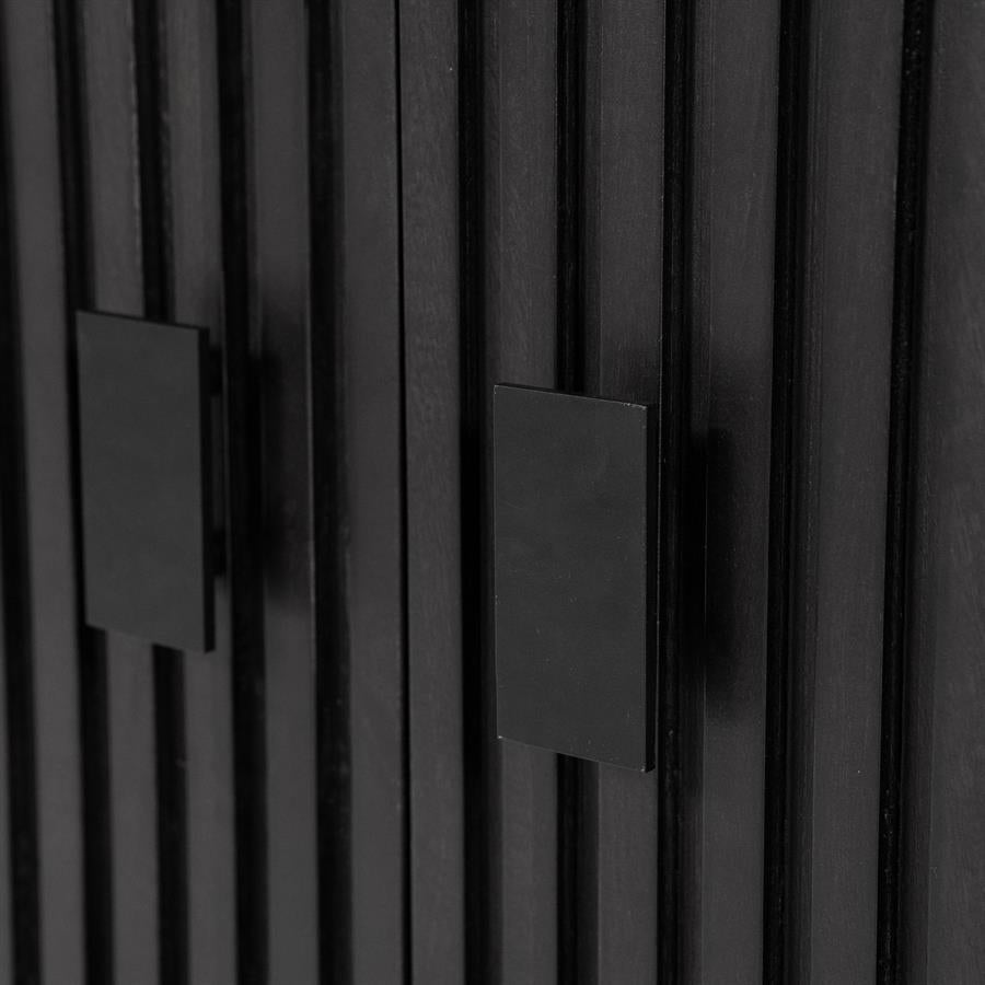 Kast Remi | Zwart Mangohout