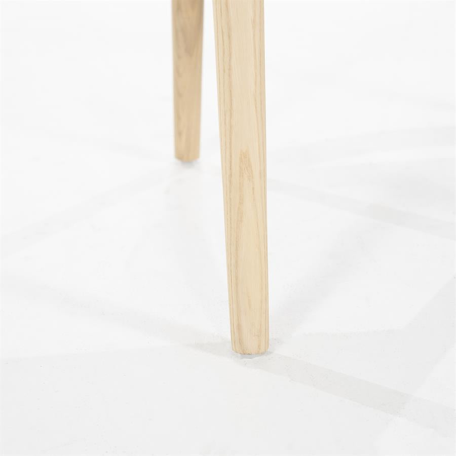 Eetkamerstoel Yorick | Naturel Hout | Met Armleuning