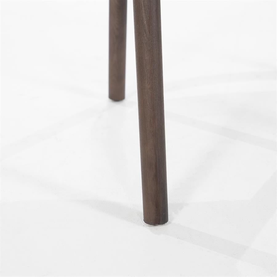 Eetkamerstoel Rayven | Donker Bruin Essenhout | Met Armleuning