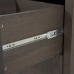 Dressoir Helsinki | Bruin Eikenhout — Detail