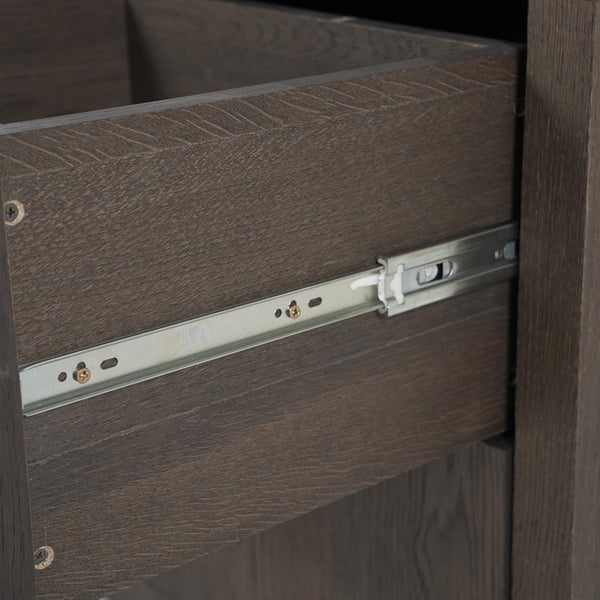 Dressoir Helsinki | Bruin Eikenhout — Detail