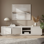 Tv-meubel Helsinki | Taupe Eikenhout