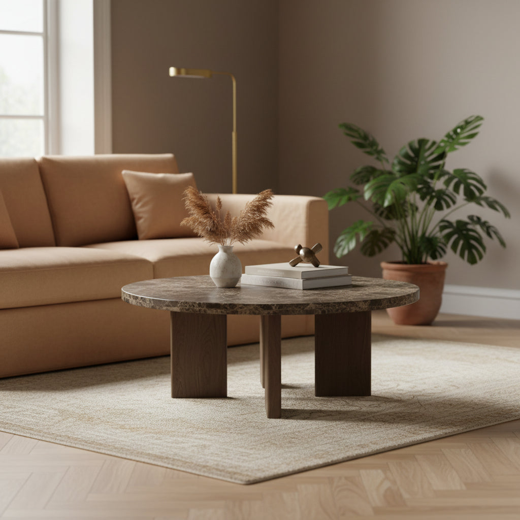 Salontafel Lando | Bruin Marmer