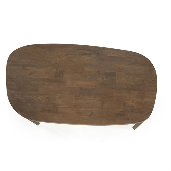 Eettafel Taylor | Bruin Mangohout — Vooraanzicht - witfoto