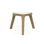 Fred | Bruin Mango hout & Botticino marmer