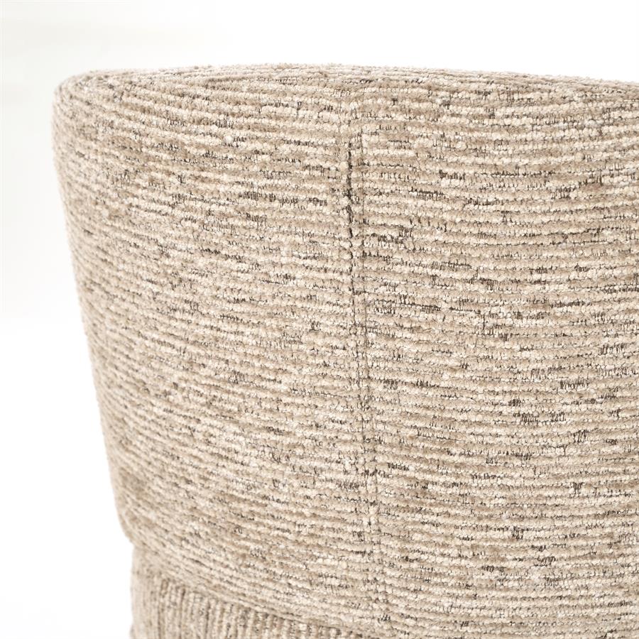 Eetkamerstoel Jayson | Taupe Blythe | Brons Onderstel