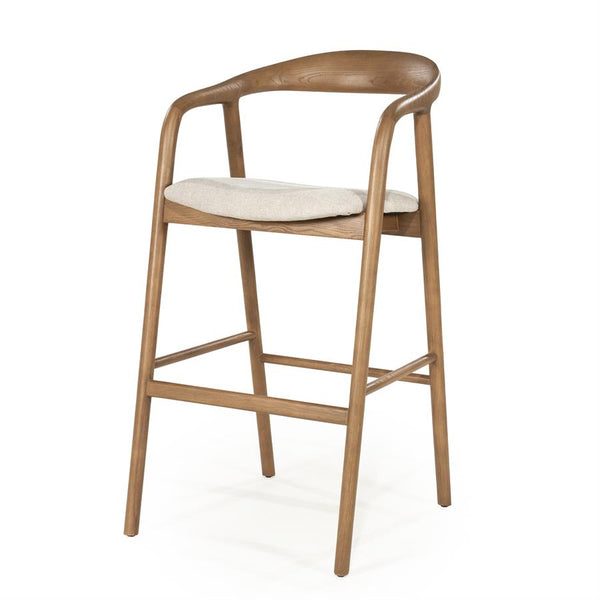 Barkruk Rayven | Essenhout | Hoog