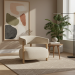 Fauteuil Lola | Taupe Stof