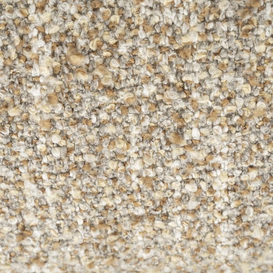 Fauteuil Reza | Beige Stof | Naturel Poot