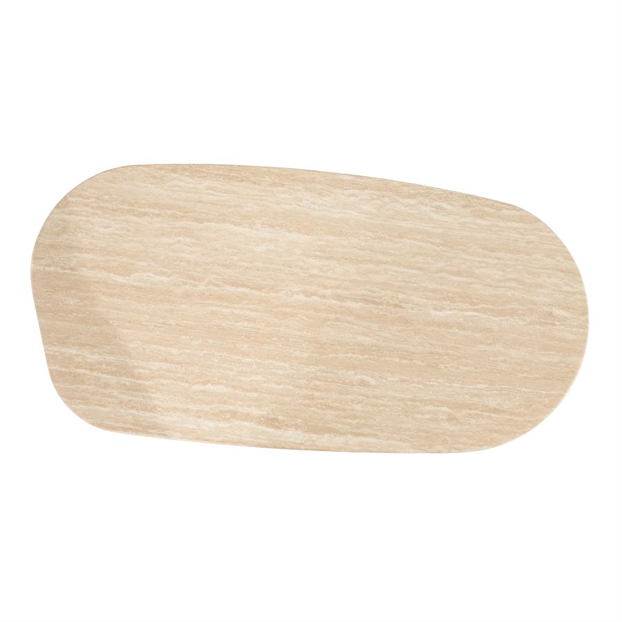 Salontafel Lova | Naturel Eikenhout & Travertin