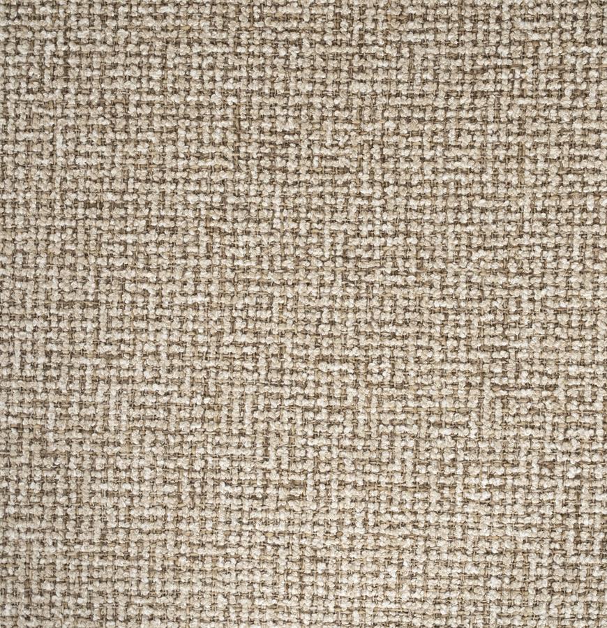 Eetkamerstoel Marlon taupe stof, detail van het materiaal