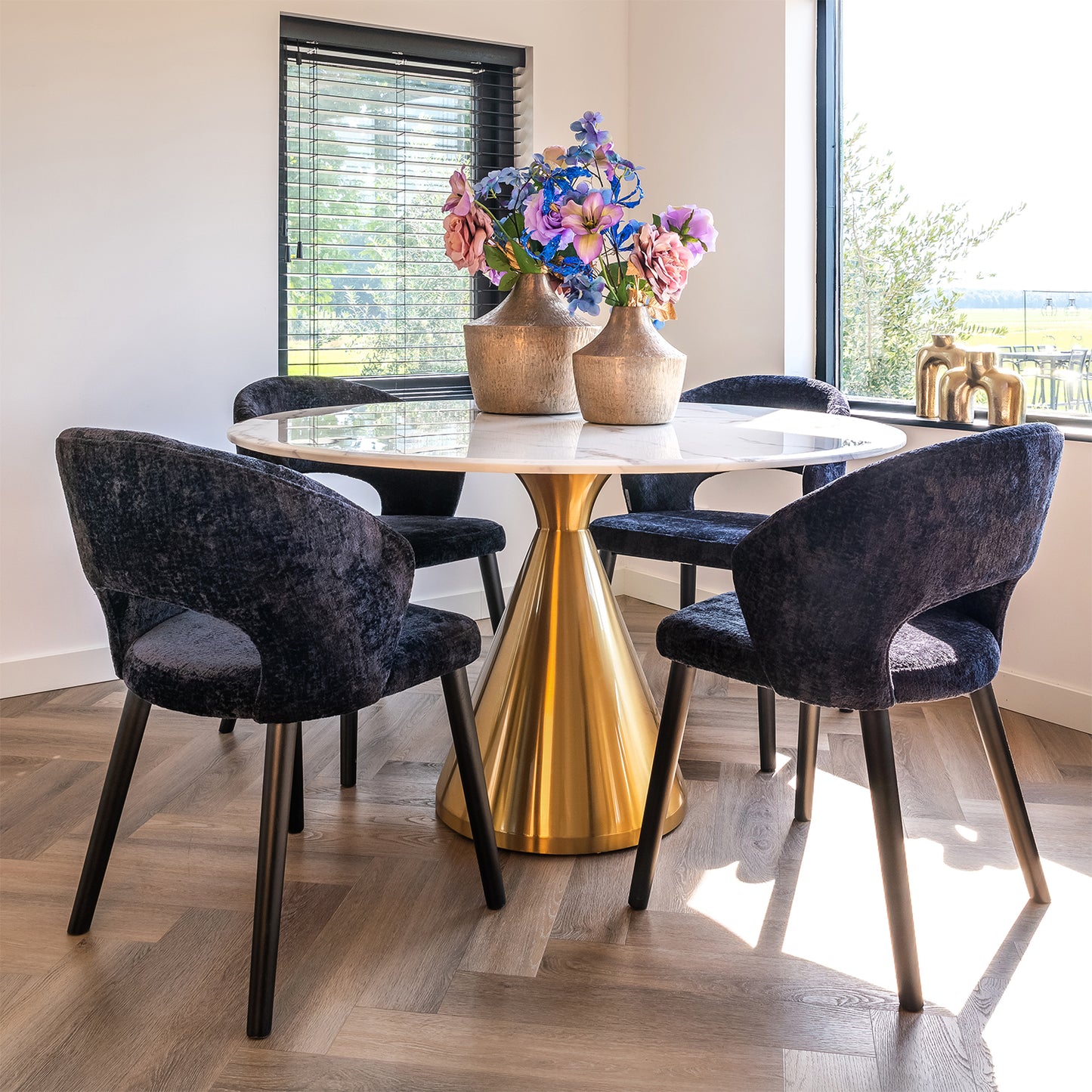 Eettafel Tenille | Wit Marmer