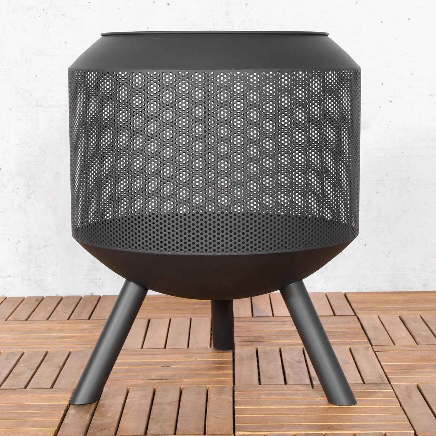 Barbecue Trommelpot | Zwart