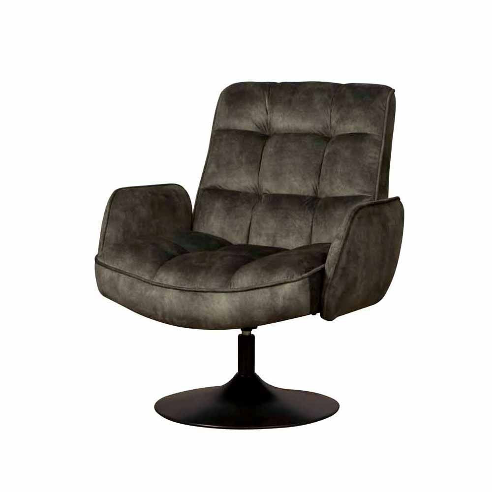 Draaibare Fauteuil Tropea | Velvet Donkergroen