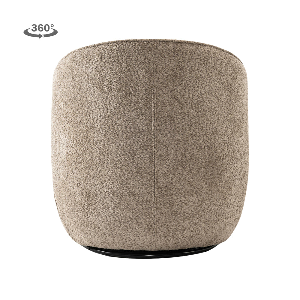 Draaifauteuil Belvi | Beige Stof