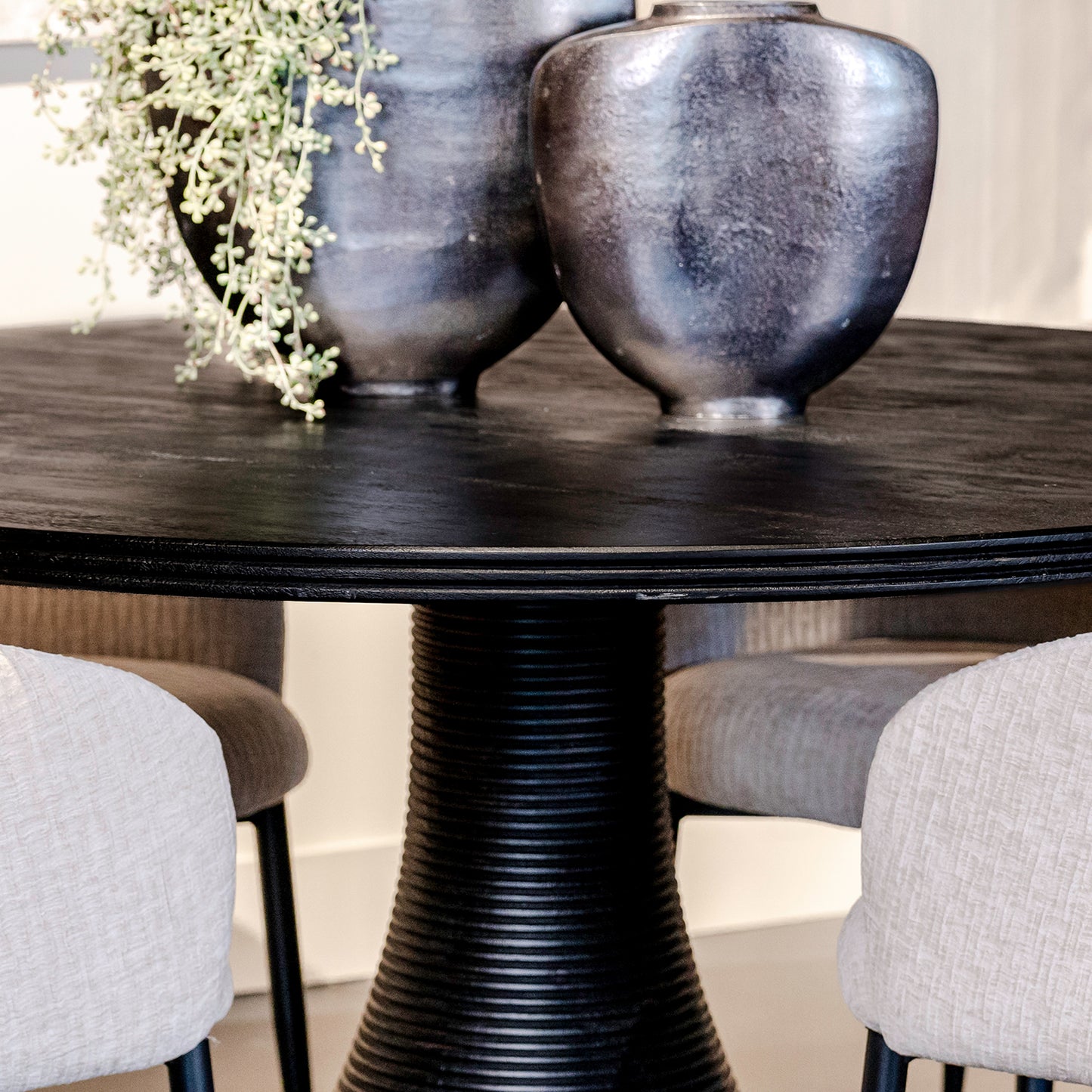 Eettafel Arca | Zwart Mangohout