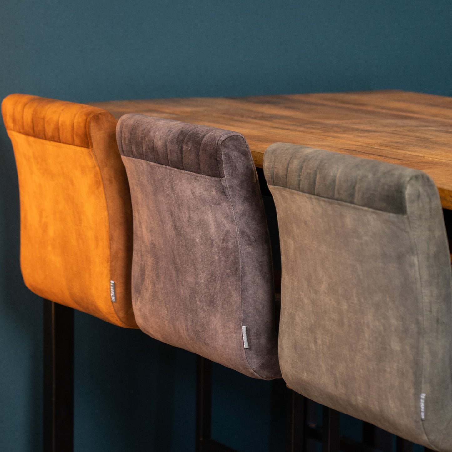 Barkruk Milo | Velours Oker