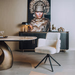 Eetkamerstoel Rumo | Wit Stof