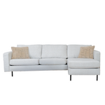 Bank Bonzana | Stof Beige | L+R | Magazijn leegverkoop
