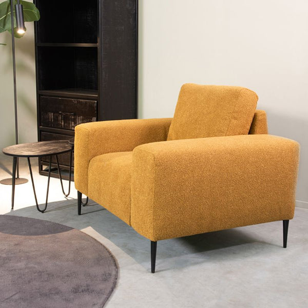 Fauteuil Ferraro | 1-Zits | Oker Bouclé