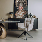 Eetkamerstoel Bardi | Beige Stof