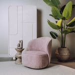 Draaifauteuil Belvi | Bruine Stof