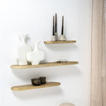 Wand decoratie Kiera | Naturel Hout