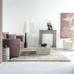 Vloerkleed Zena | Beige Polyester