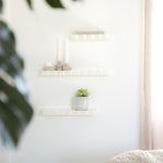 Wand decoratie Bloom | Beige Metaal