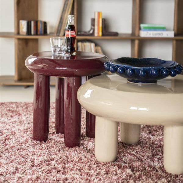 Bijzettafel Balloon | Rood Metaal