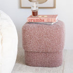 Poef Alyssa | Roze Polyester