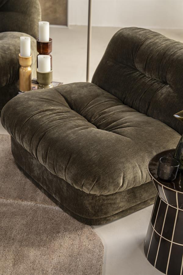 Fauteuil Nook groen polyester