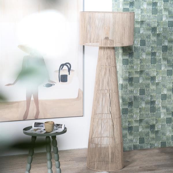 Vloerlamp Oshu | Naturel Jute