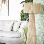 Vloerlamp Oshu | Naturel Jute