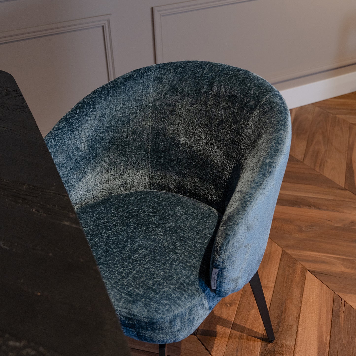 Eetkamerstoel Amphara | Blue Chenille