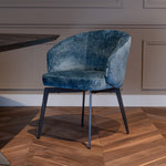 Eetkamerstoel Amphara | Blue Chenille