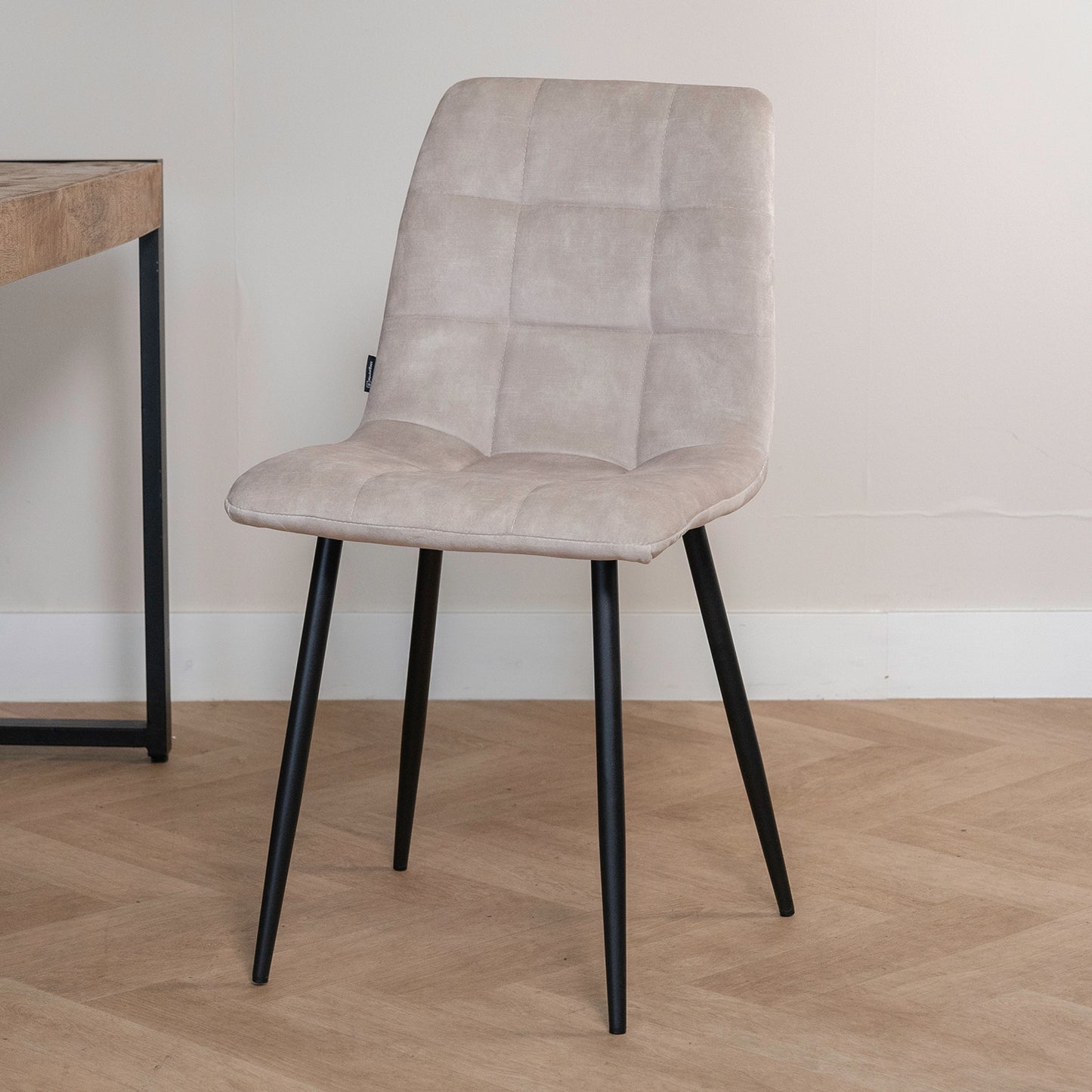 Eetkamerstoel Tess | Velvet Beige