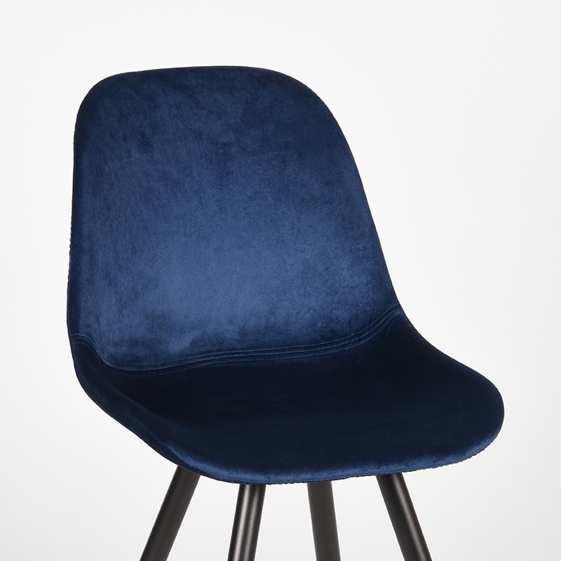 Eetkamerstoel Capri | Blauw Velvet
