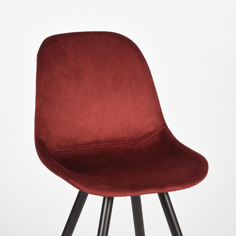 Eetkamerstoel Capri | Rood Velvet