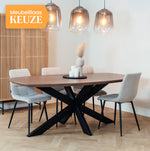 Eettafel Floor | Deens Ovaal | Walnoot