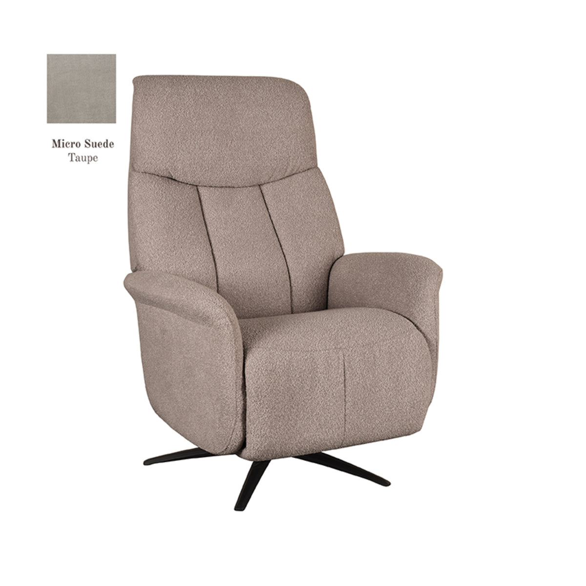 Elektrische Fauteuil Oslo | Taupe Microvezel