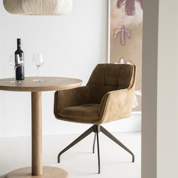Eetkamerstoel Hugo | Taupe Lyric